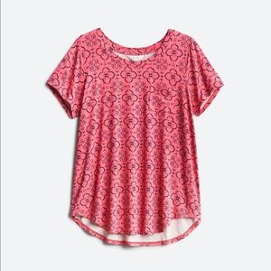 Coral Elaine Pocket Short Sleeve 2x Tee brand Market & Spruce